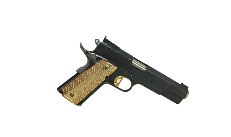 M-Arms Monarch 2 pistolgrep 1911 messing lang