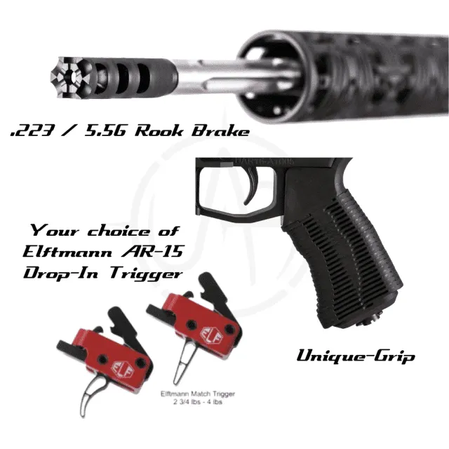 Unique Arms Parts Bundle delsett 223 trigger grep