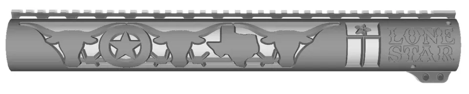 Unique Arms CGD Slim Longhorn PL håndguard