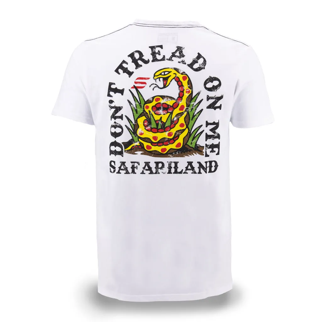 Safariland Don't Tread On Me T-skjorte Hvit grafisk