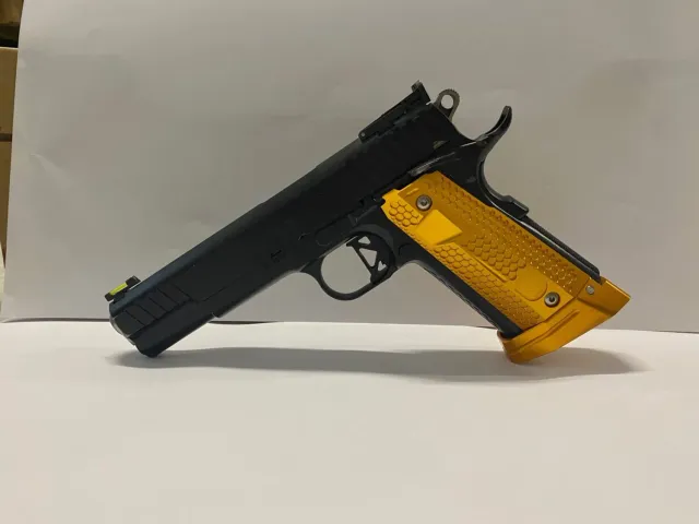 M-Arms Monarch 2 1911 Short pistolgrep oransje alu