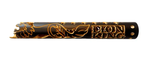 Unique Arms Armor Black Gold 15" handguard Lion King