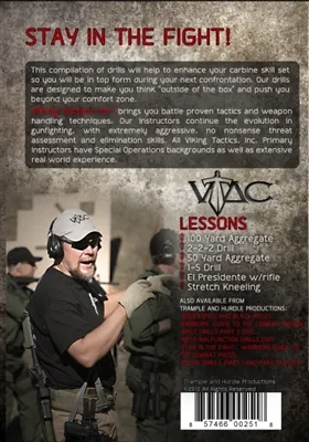 VTAC Rifle Drills Part I treningsvideo DVD