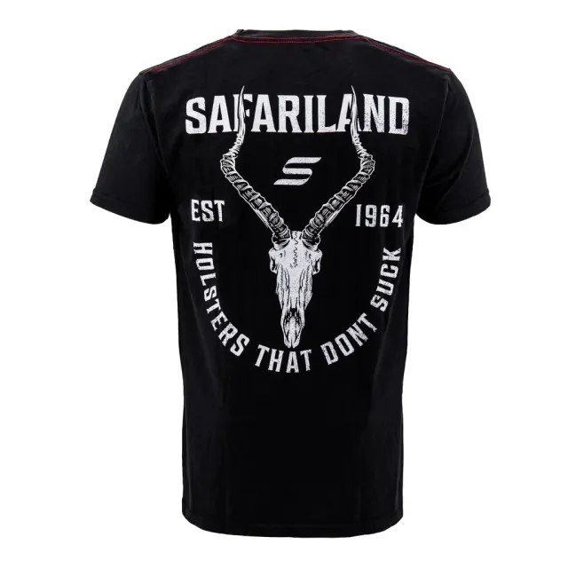 Safariland Impala Skull t-skjorte svart bomull