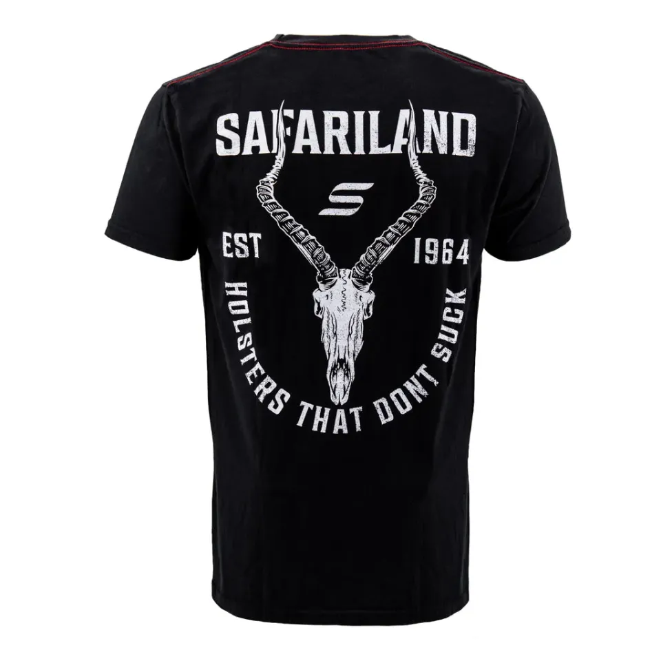 Safariland Impala Skull t-skjorte svart bomull