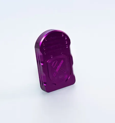 M-Arms STD Retro magasinplate +1 lilla aluminium