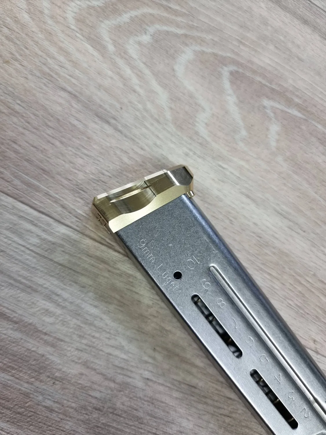 M-Arms magasinplate 1911 9 mm messing