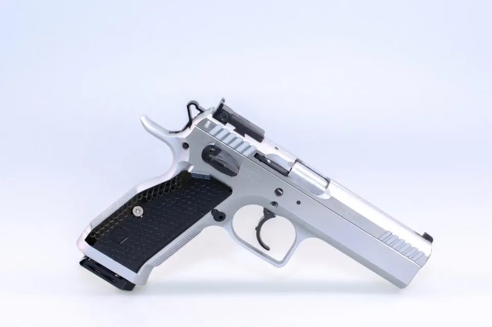 M-Arms Monarch 1 Tanfoglio SF pistolgrep svart alu tykk