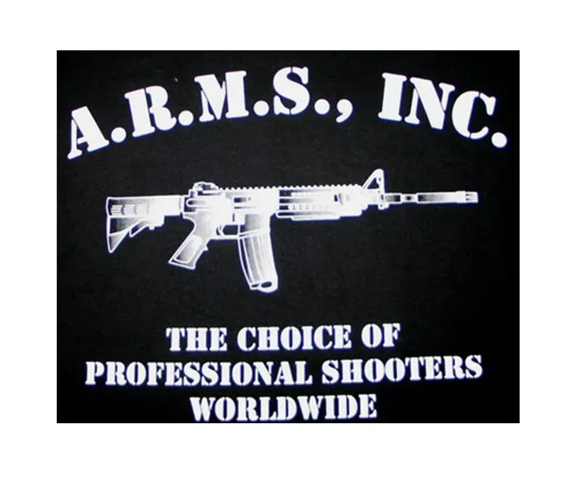 ARMS New Black t-skjorte svart bomull