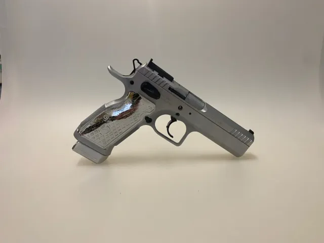 M-Arms 3D President pistolgrep Tanfoglio SF Long krom aluminium