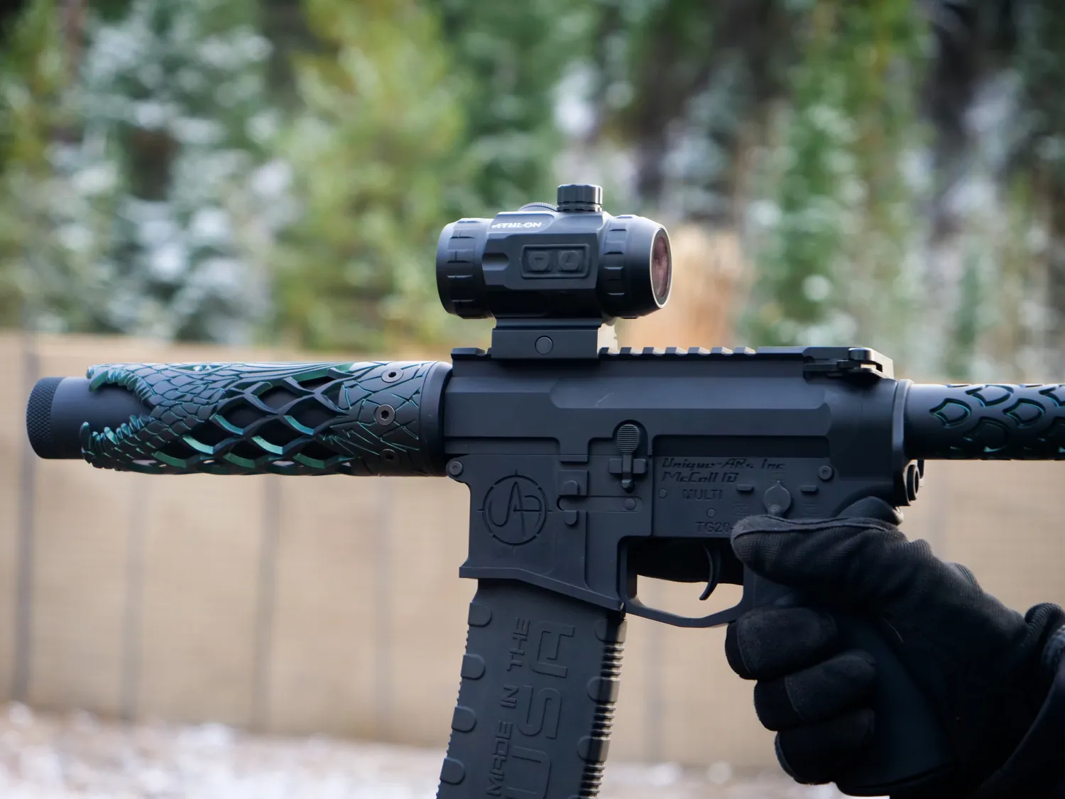 Unique Arms Dragonfire Pistol handguard AR pistol