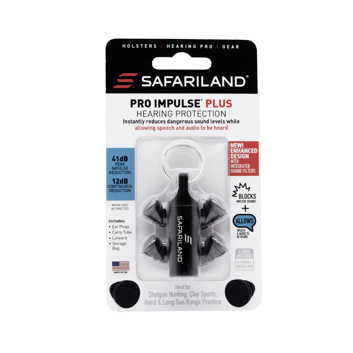 Safariland Pro Impulse Plus hørselvern 41,7 IPIL