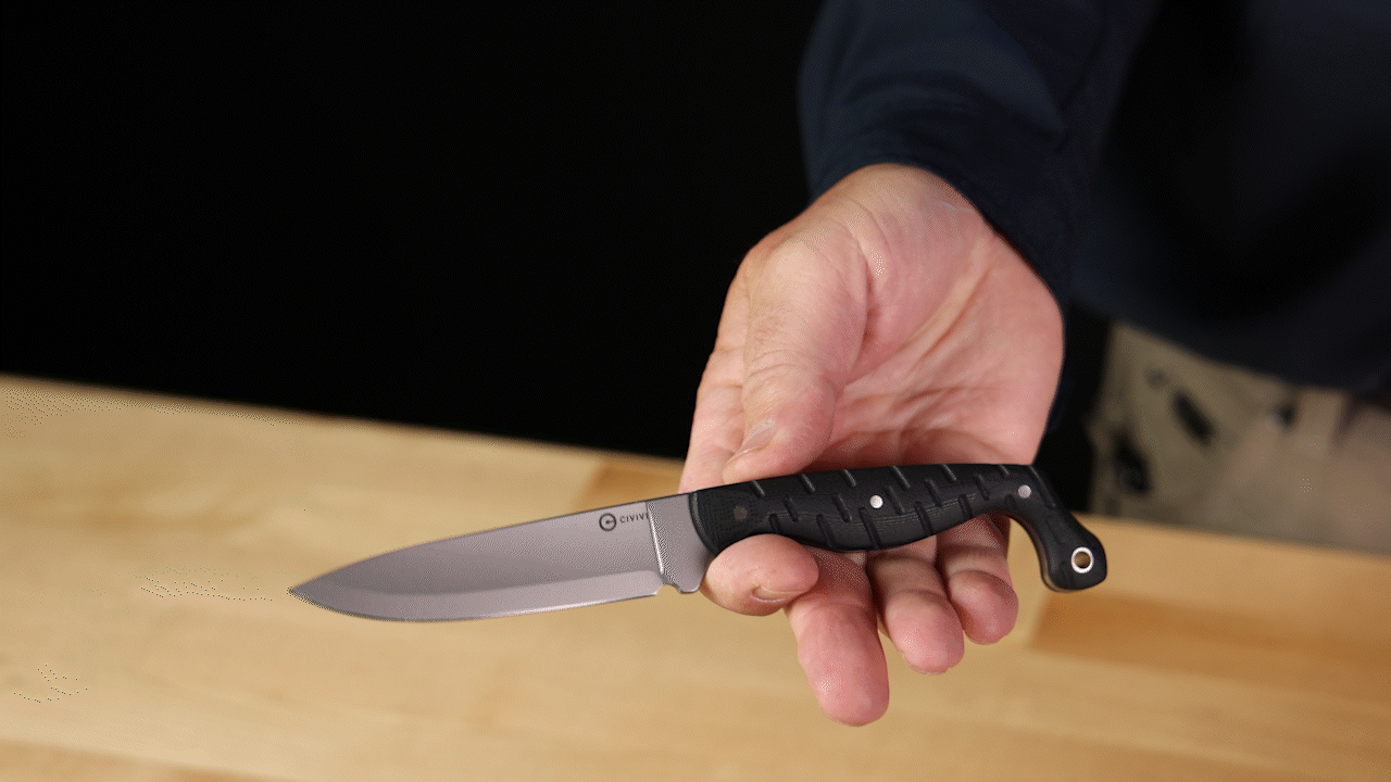 Viking Tactics MDRN Hunter jaktkniv Nitro-V svart 104 mm