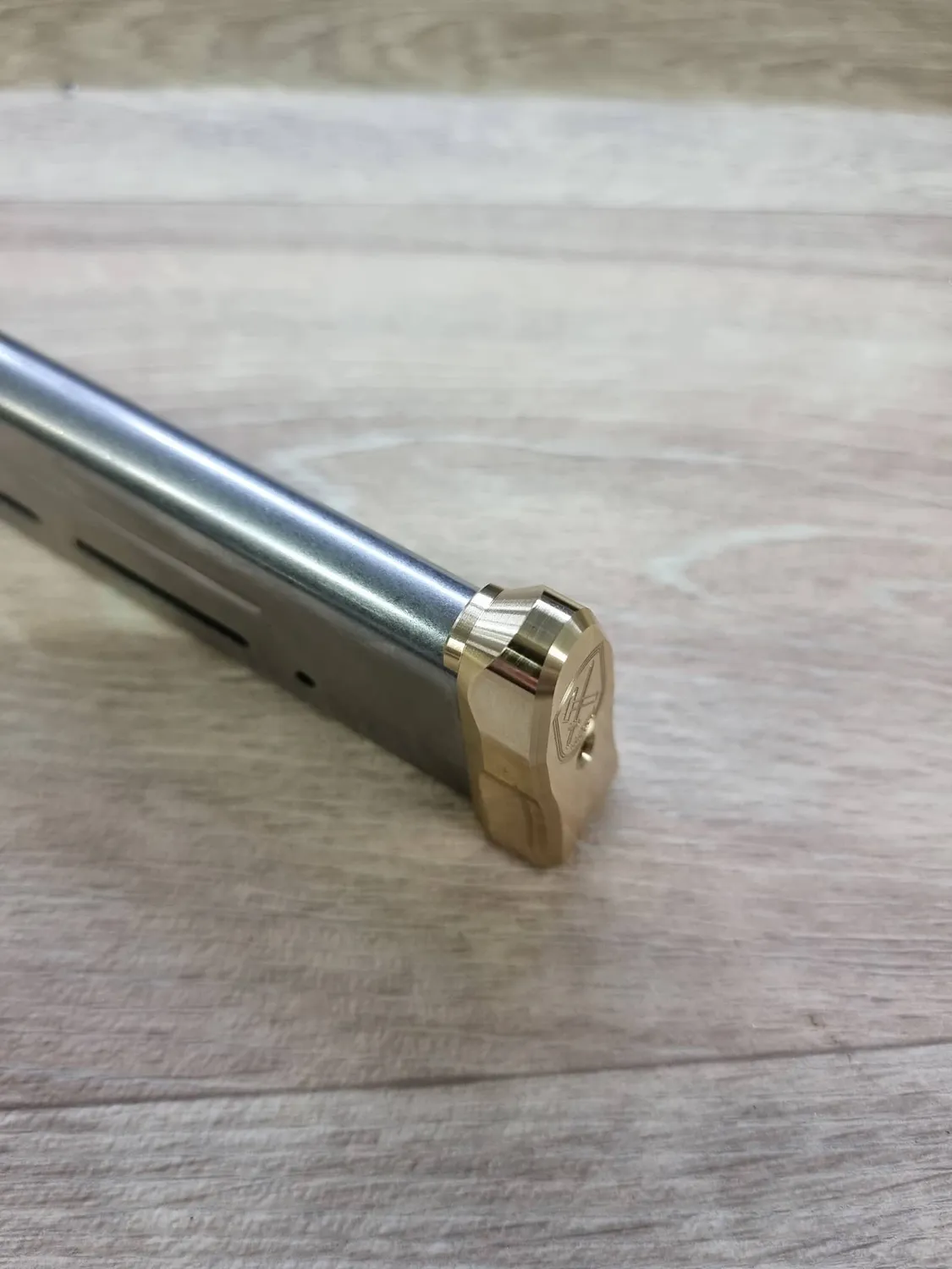 M-Arms magasinplate 1911 9 mm messing