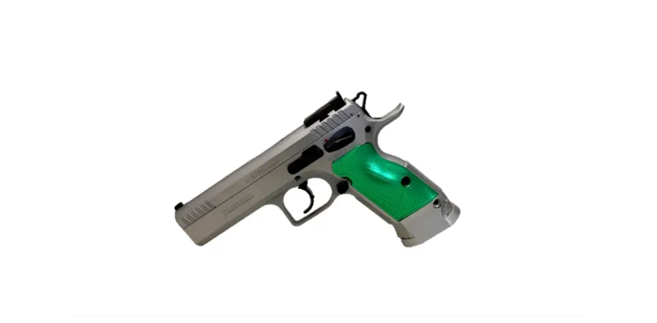 M-Arms 3D President pistolgrep Tanfoglio SF Short grønn alu