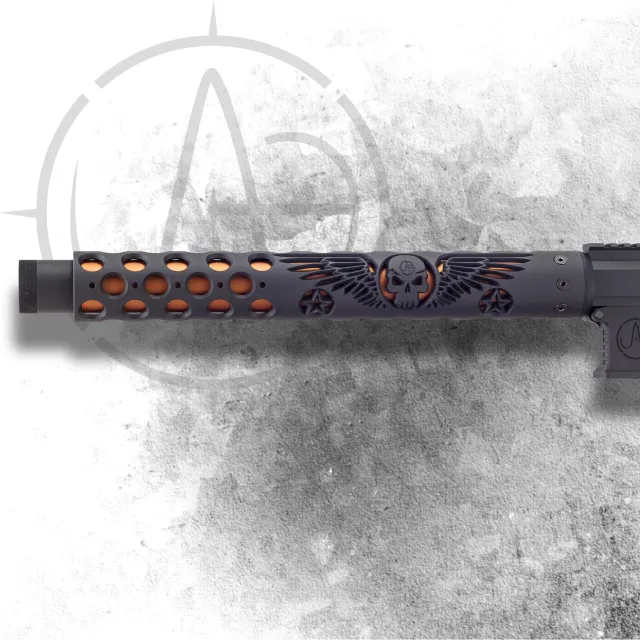 Unique Arms Wing & Skull håndguard aluminium