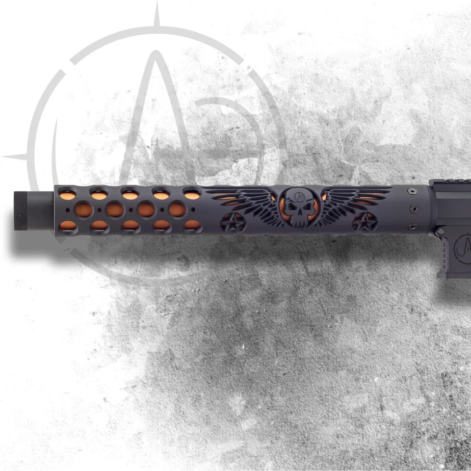 Unique Arms Wing & Skull håndguard aluminium