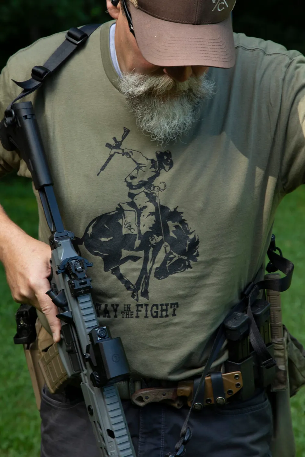 Viking Tactics Stay in the Fight t-skjorte grønn