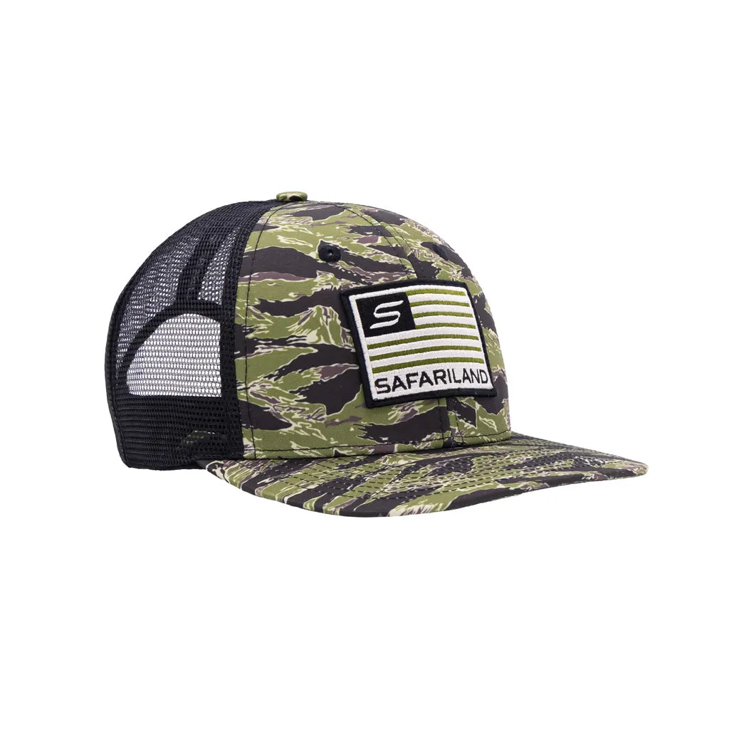 Safariland Flag Meshback caps Tadpole Camo