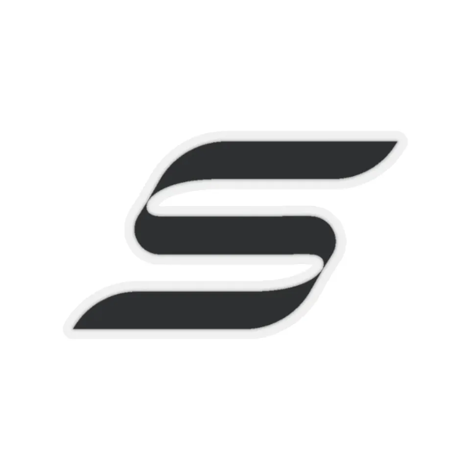 Safariland klistremerke logo hvit transparent