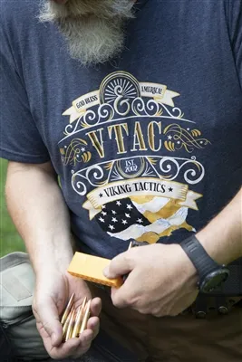 Viking Tactics God Bless America t-skjorte Next Level myk