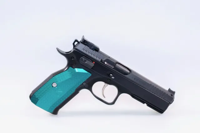 M-Arms Monarch 2 pistolgrep petrolgrønn alu