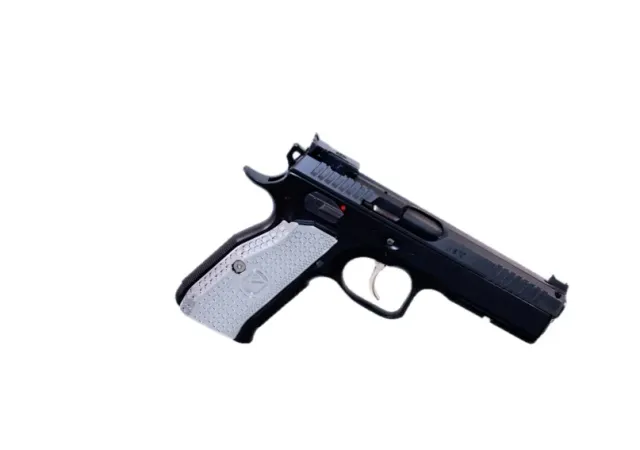 M-Arms Monarch 1 pistolgrep messing krom lang tynn