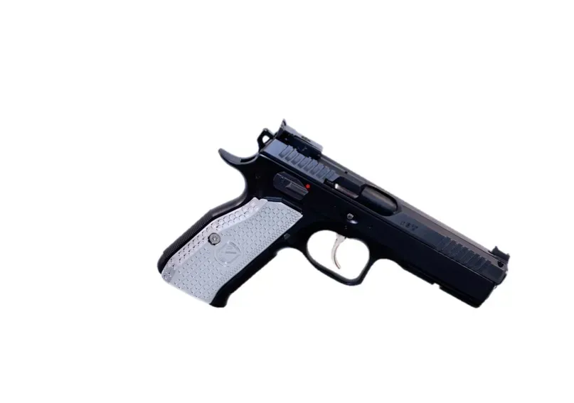 M-Arms Monarch 1 pistolgrep messing krom lang tynn
